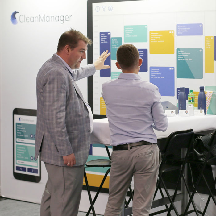 User-driven development of cleaning software at CleanManager, based on real experience from cleaning companies